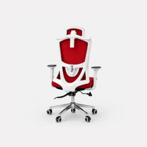 Red & White Office Chair EC-06