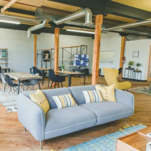 Grey Three Seater Sofa
