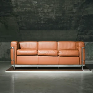 Brown Three Seater Sofa