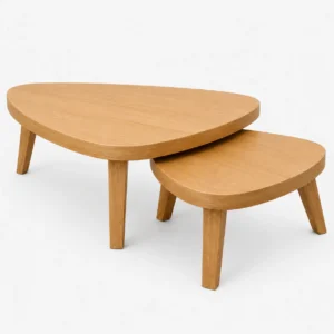 Wooden Big & Small Pair Table HT-02